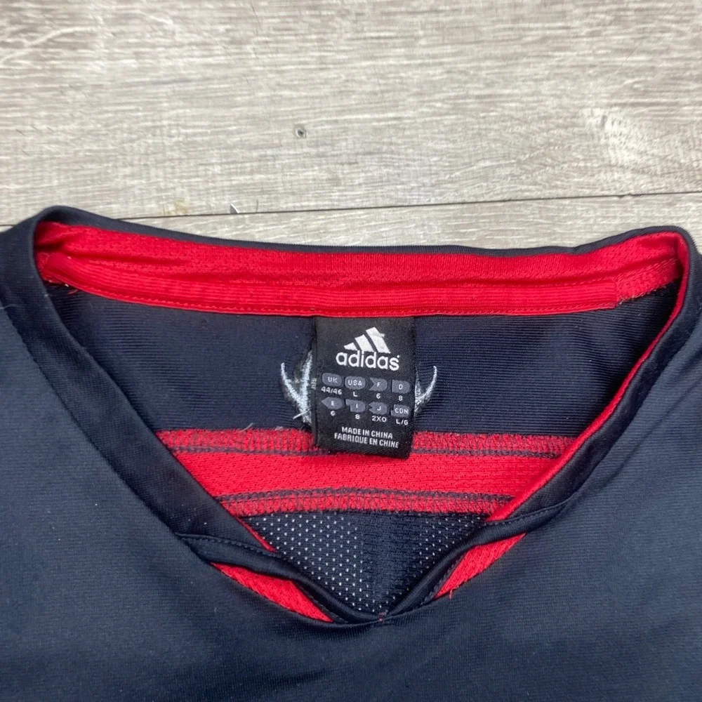 Adidas FC Bayern Munich Jersey Mens L Navy Blue 2004 2005 T-Com Soccer Kit